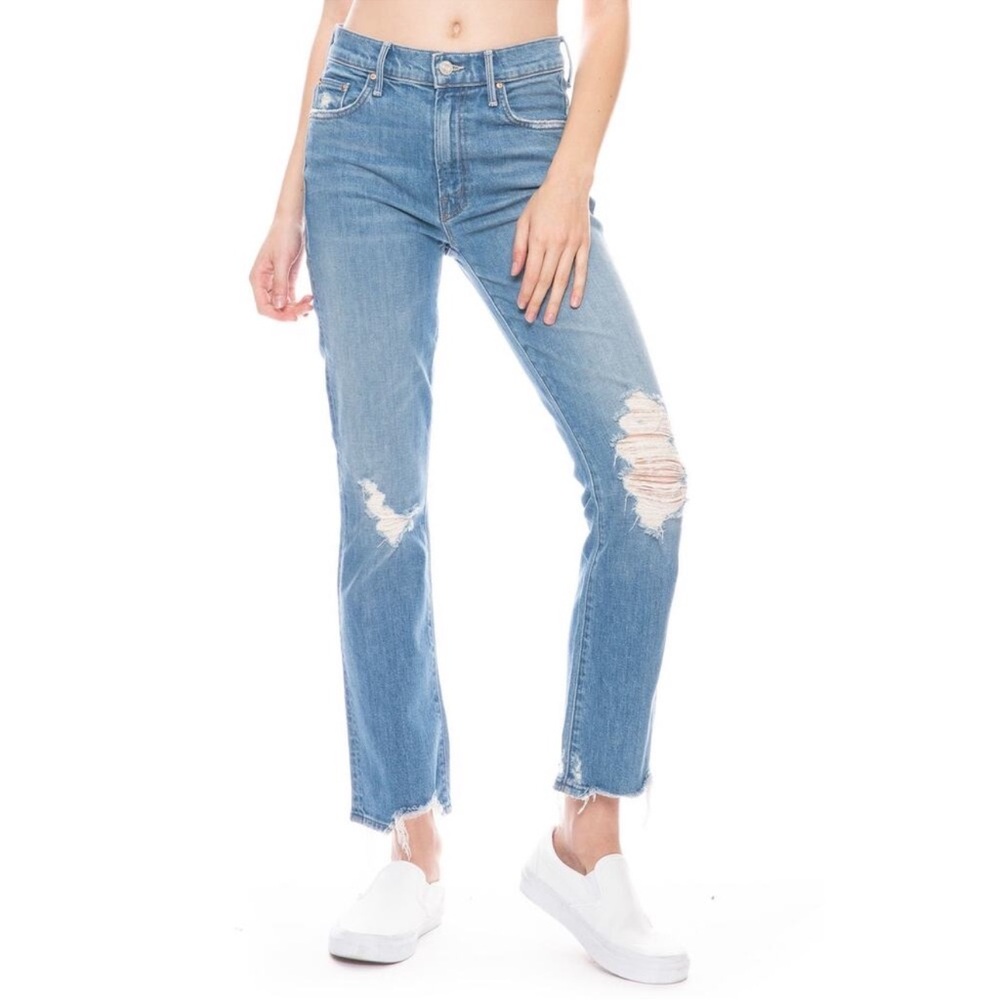 mother superior the insider ankle chew destroyed bills size 25